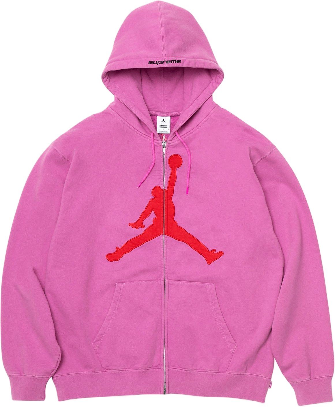 Supreme®/Jordan® Zip Up Hooded Sweatshirt view 7